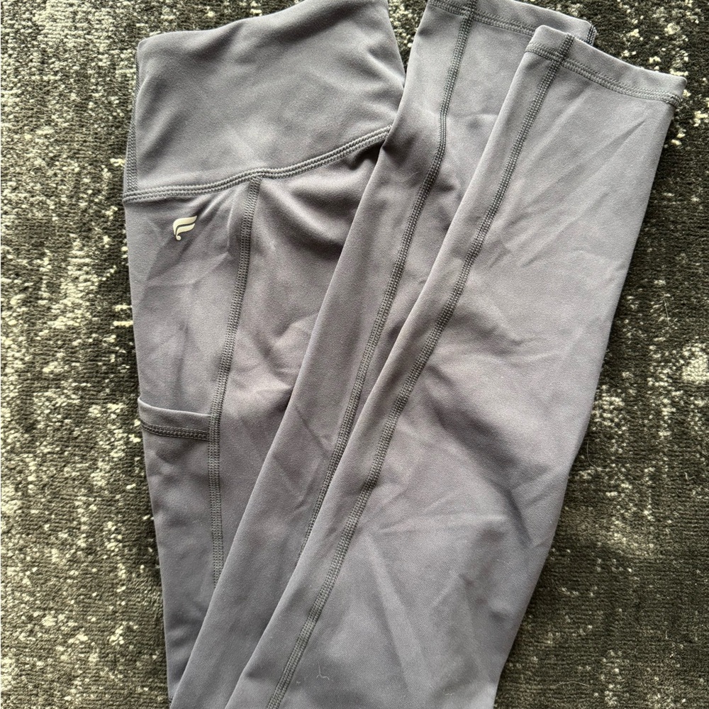Fabletics Solid Grey Leggings - image 1